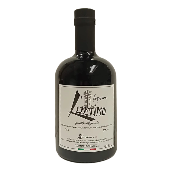 bottiglia di liquore fruit coffè